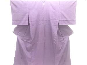 手織り紬一つ紋単衣着物